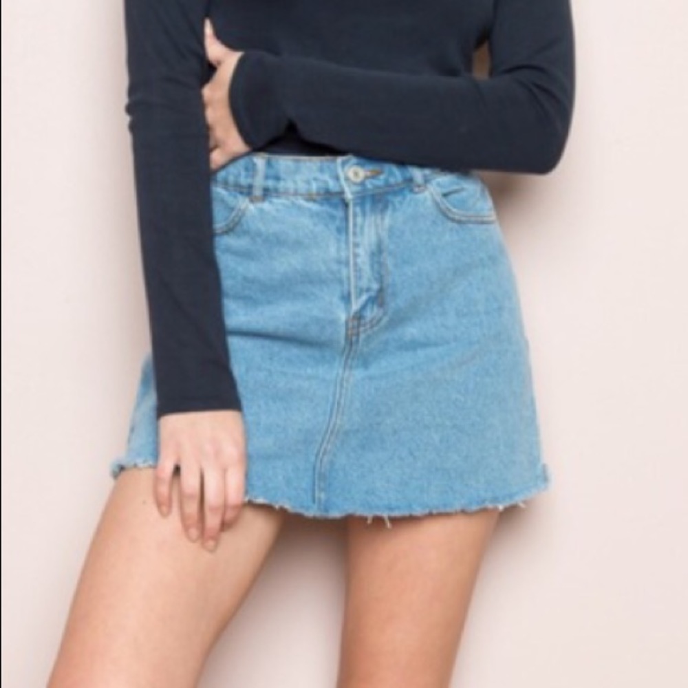 Brandy Melville Juliette Denim Skirt